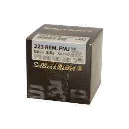 S&B Büchsenmunition .223 Rem 3,6g FMJ (100 Stk)